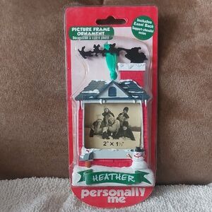 🎄Heather Christmas Picture Frame Ornament